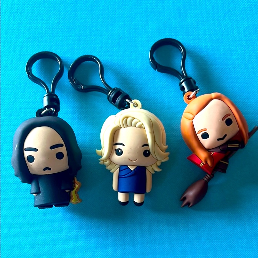 Assorted Character Bag‎ Tag Set of 3 - HARRY POTTER and TED LASSO